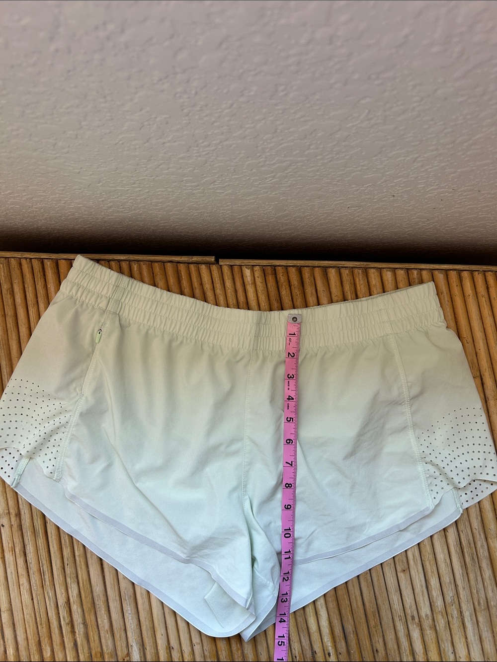 Athleta Light Mint Green Athletic Shorts
